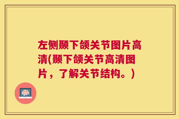 左侧颞下颌关节图片高清(颞下颌关节高清图片，了解关节结构。)