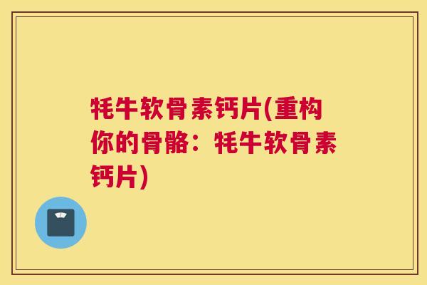 牦牛软骨素钙片(重构你的骨骼：牦牛软骨素钙片)