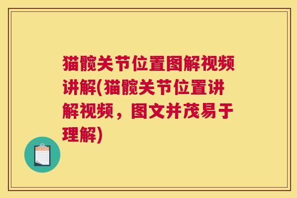 猫髋关节位置图解视频讲解(猫髋关节位置讲解视频，图文并茂易于理解)