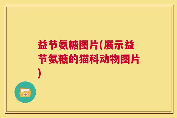 益节氨糖图片(展示益节氨糖的猫科动物图片)