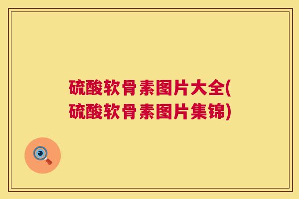 硫酸软骨素图片大全(硫酸软骨素图片集锦)