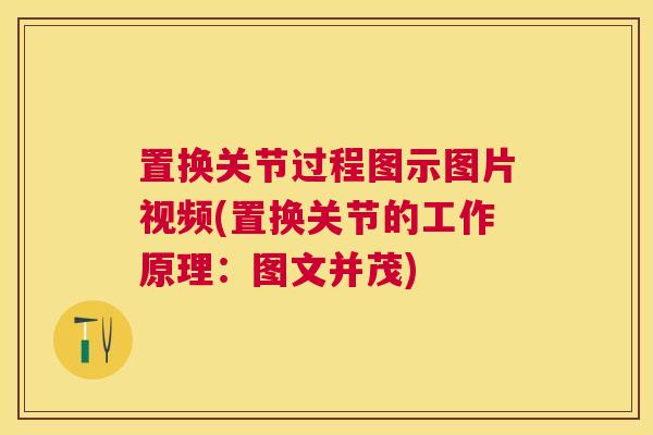 置换关节过程图示图片视频(置换关节的工作原理：图文并茂)