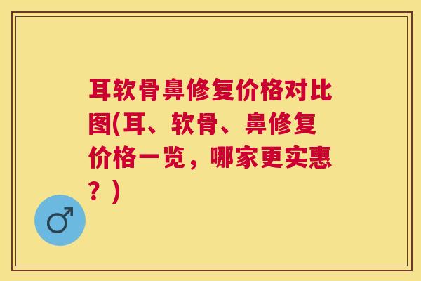 耳软骨鼻修复价格对比图(耳、软骨、鼻修复价格一览，哪家更实惠？)