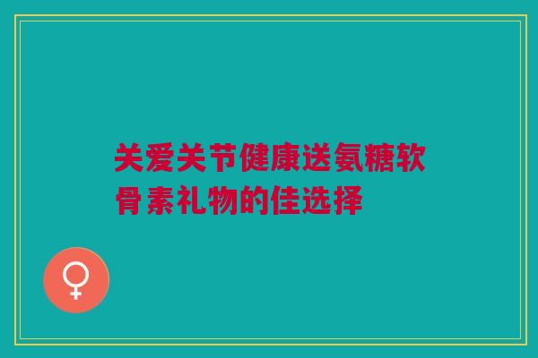关爱关节健康送氨糖软骨素礼物的佳选择
