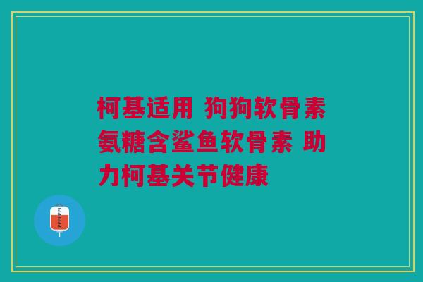 柯基适用 狗狗软骨素氨糖含鲨鱼软骨素 助力柯基关节健康